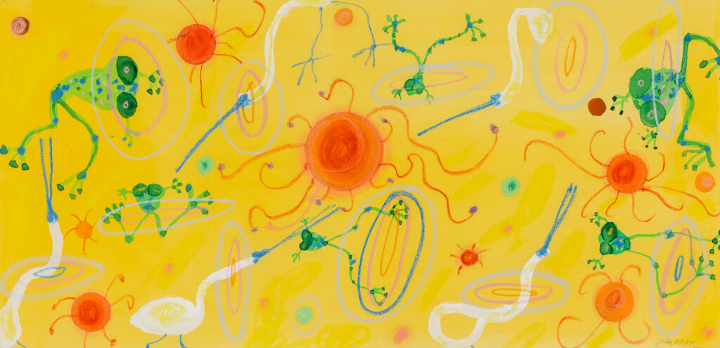 John Olsen, Queensland Lily Pond