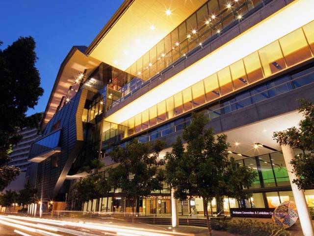 BCEC On Grey Street Dusk View