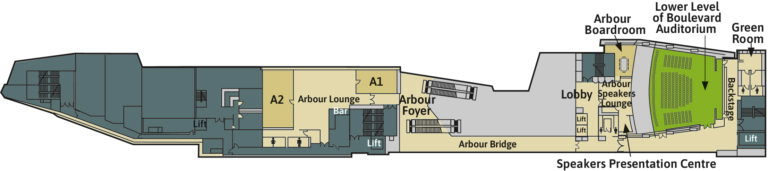 BCEC Grey St Arbour Level Map