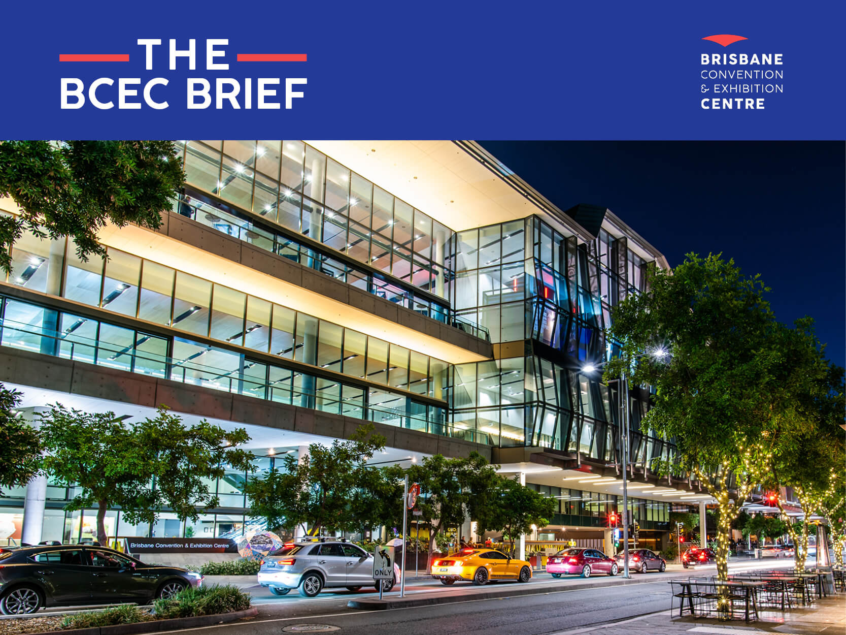Exterior image of BCEC from Grey Street